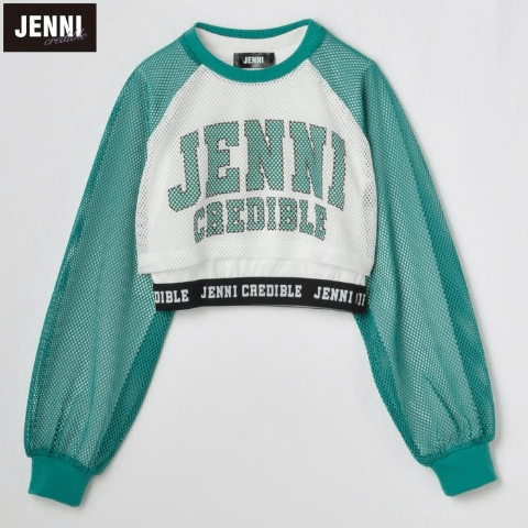 メッシュニット＋長袖Tシャツ　バースデイ『JENNI（ジェニィクレディブル）』コラボ