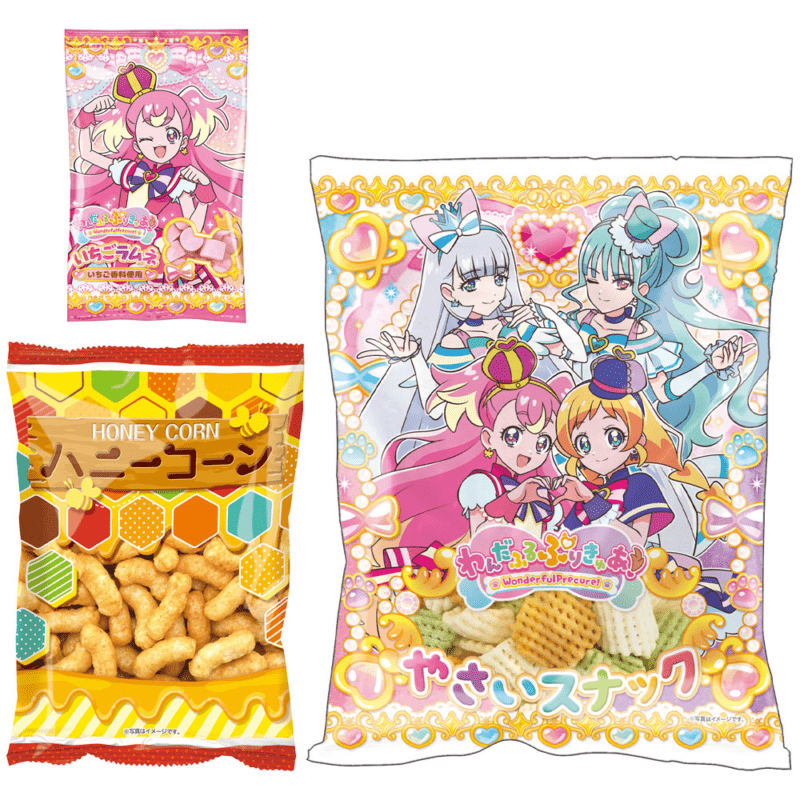 わんだふるぷりきゅあ！お菓子巾着　クリスマス　お菓子　わんぷり