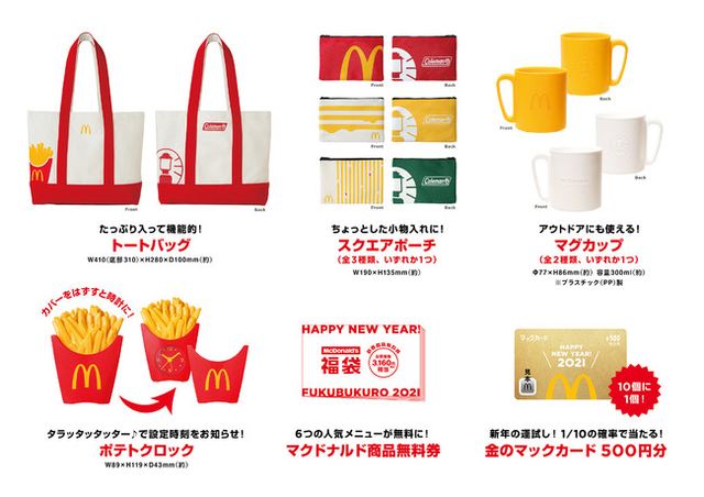 最大99％オフ！ 抜けなし 未使用クーポンのみ マクドナルド 福袋 2023