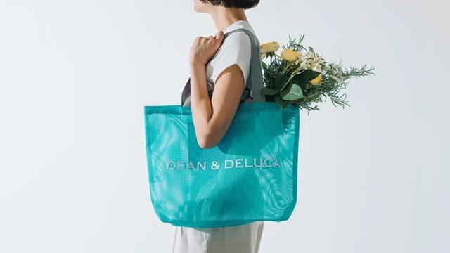 DEAN & DELUCA 夏の定番「メッシュトートバッグ」に限定色ターコイズが2026年6月16日(火)より新発売!
