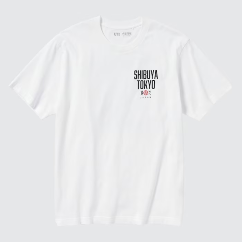 呪術廻戦　五条悟　ユニクロ　GU UNIQLO Tシャツ　2枚セット　ホワイト ユニクロ「UT」と『呪術廻戦』コラボ第1弾 - 虎杖悠仁×宿儺