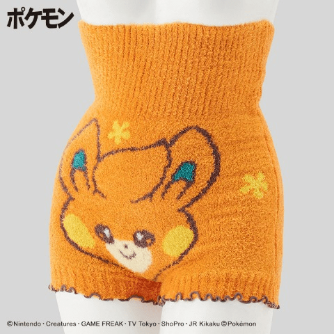 レディース　腹巻付パンツ　ポケモン　しまむらコラボ