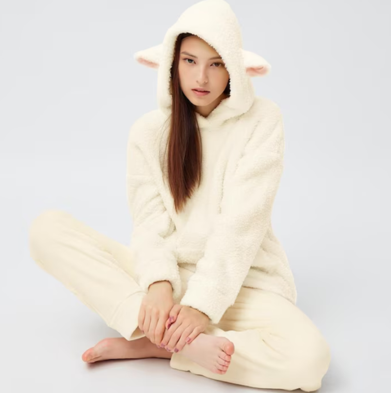 GU（ジーユー）『シープ（羊）・ベア（クマ）・パンダ』マシュマロフィールラウンジセットが2023秋冬で9月中旬発売！耳付きが♡発売日はいつ？再販売は？