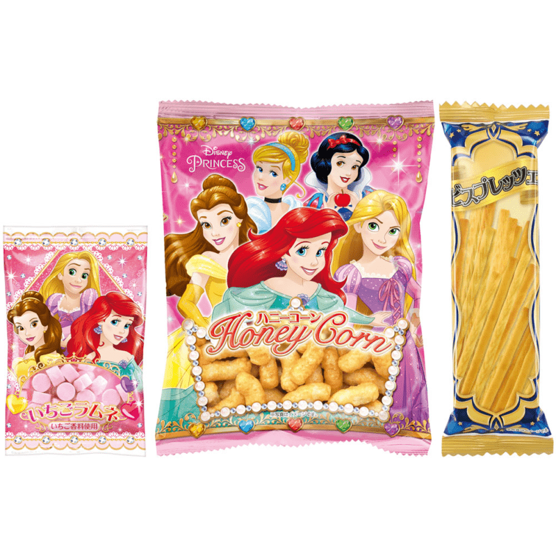 トランク缶／ディズニープリンセス　クリスマス　ディズニー　お菓子　食玩