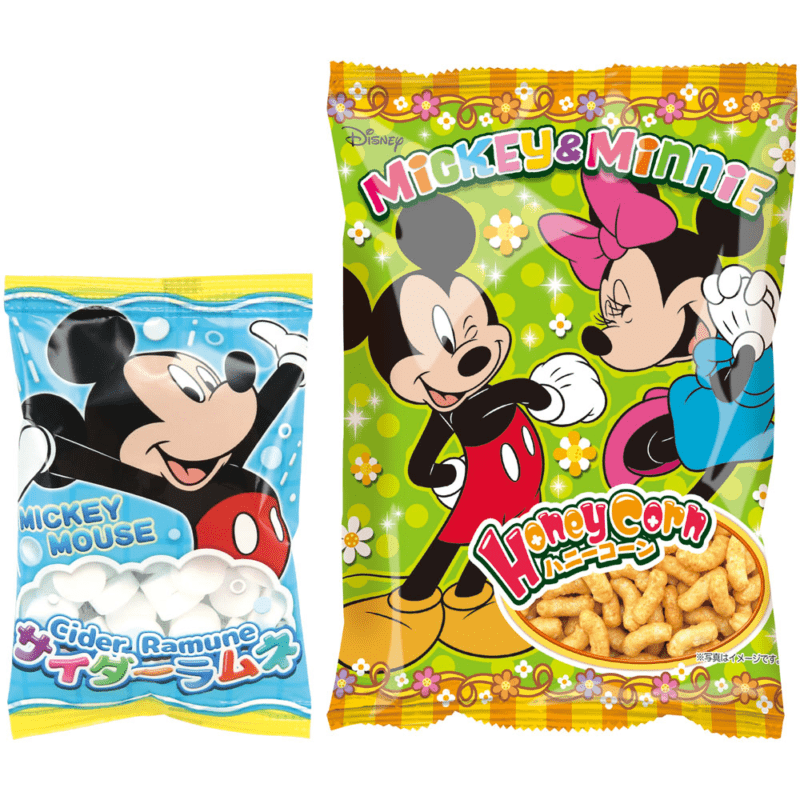 菓子入りトントンバケツ／ディズニーキャラクター　クリスマス　ディズニー　お菓子　食玩