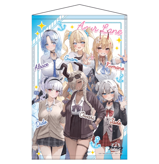 B2タペストリー　全1種　アズールレーン（アズレン）コラボ「ギャル」テーマの描き下ろしグッズ