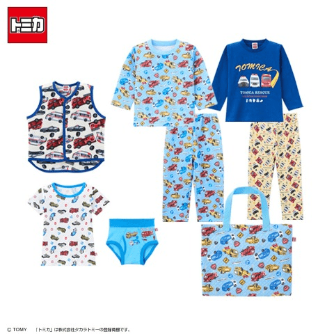 しまむら福袋2025『トミカ』コラボ！ベビーのバッグ付き洋服セットやパジャマも発売！