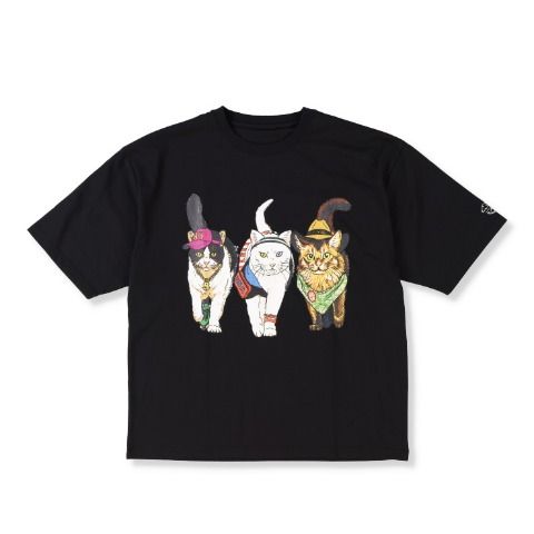 メンズ　Tシャツ　しまむら猫の日