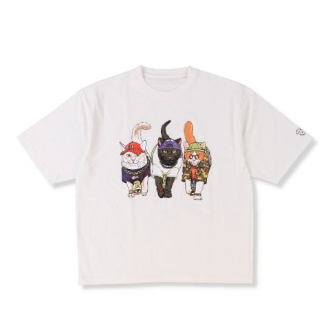 メンズ　Tシャツ　しまむら猫の日