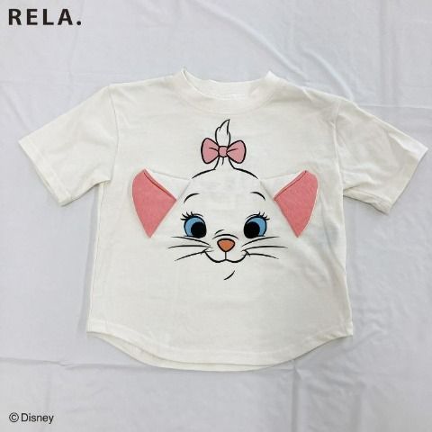 半袖Tシャツ　しまむら『RELA.（ディズニーの猫キャラ）』コラボ