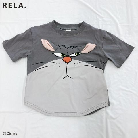 半袖Tシャツ　しまむら『RELA.（ディズニーの猫キャラ）』コラボ