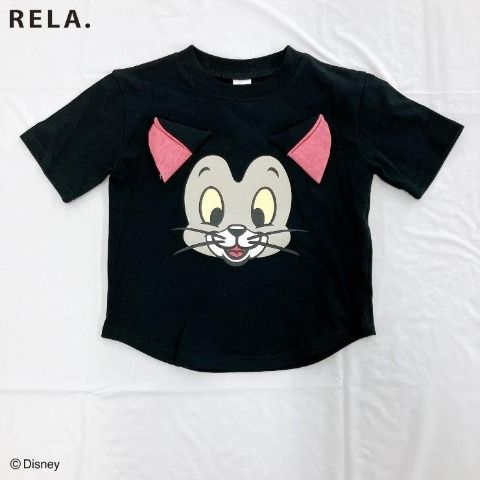 半袖Tシャツ　しまむら『RELA.（ディズニーの猫キャラ）』コラボ