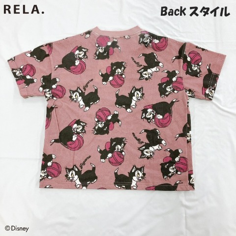 半袖Tシャツ　しまむら『RELA.（ディズニーの猫キャラ）』コラボ