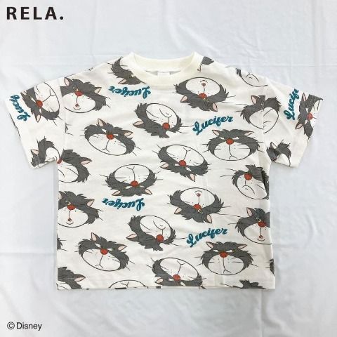 半袖Tシャツ　しまむら『RELA.（ディズニーの猫キャラ）』コラボ