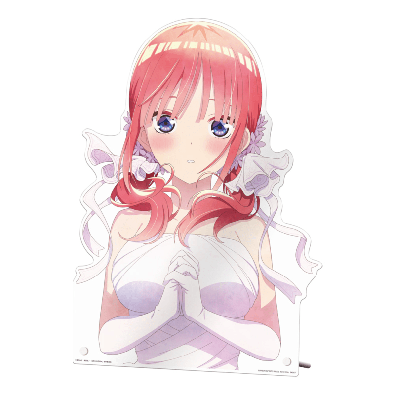 C賞 バストアップアクリルボード（中野二乃ウェディング）　一番くじ 五等分の花嫁＊ ～memorial collections～