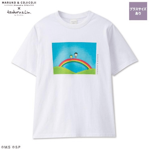 半袖Tシャツ　シャンブル『コジコジ×ちびまる子ちゃん』コラボ