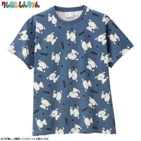 しまむら『クレヨンしんちゃん』コラボの半袖Tシャツが2024年4月3日（水）より発売！シロの柄が可愛い♡