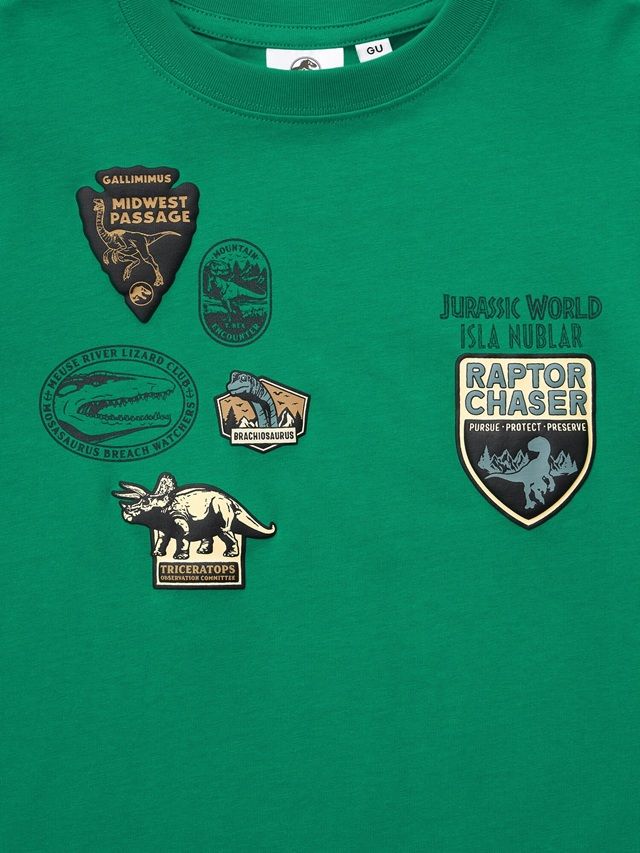 グラフィックT JURASSIC WORLD（半袖Tシャツ）　GU（ジーユー）『ジュラシック・ワールド』コラボ！半袖Tシャツが2026年8月
