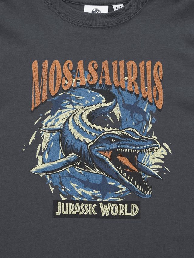 グラフィックT JURASSIC WORLD（半袖Tシャツ）　GU（ジーユー）『ジュラシック・ワールド』コラボ！半袖Tシャツが2026年8月