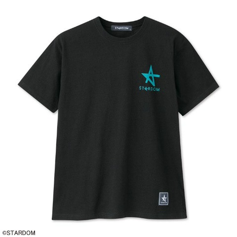 メンズ　ステッカー付Tシャツ（スターダム）　アベイル STARDOMコラボ