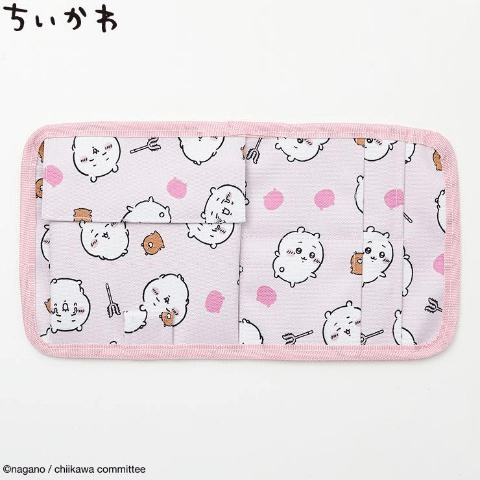 サンバイザーポケット　アベイル『ちいかわ』コラボのカー用品