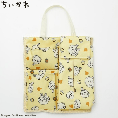 うさぎ　収納付ティッシュケース　アベイル『ちいかわ』コラボのカー用品