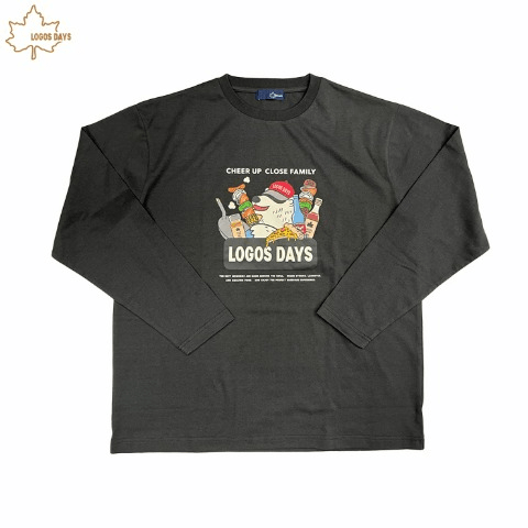 メンズ　長袖Tシャツ（ロンT）　しまむら『LOGOS DAYS（ロゴス デイズ）』コラボ