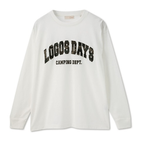 メンズ　長袖Tシャツ（ロンT）　しまむら『LOGOS DAYS（ロゴス デイズ）』コラボ