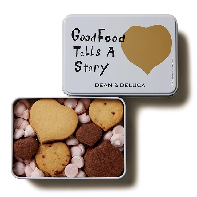 Good Food Tells A Story　クッキー缶　DEAN & DELUCA（ディーン&デルーカ）　日本上陸20周年