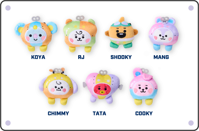 BT21 BABY ROBOT オリジナルぬいぐるみバッジ BIG ファミマ店頭販売グッズ