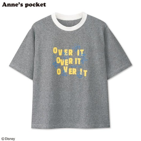 レディース　ボーダープリントTシャツ（Anne’s pocket）　シャンブル『ドナルドダック』コラボ　しまむら系列
