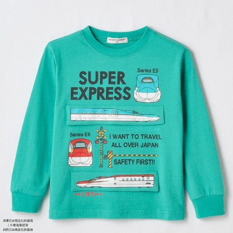 新幹線Ｔシャツ　バースデイ『JR・新幹線・電車』コラボ