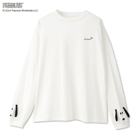 レディース　長袖Tシャツ　しまむら『スヌーピー（PEANUTS）』コラボ