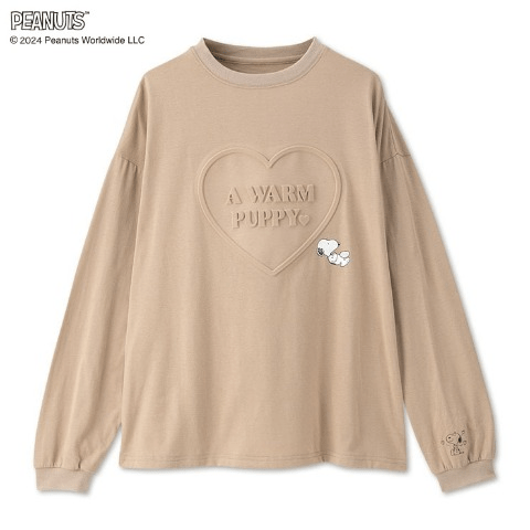 レディース　長袖Tシャツ　しまむら『スヌーピー（PEANUTS）』コラボ