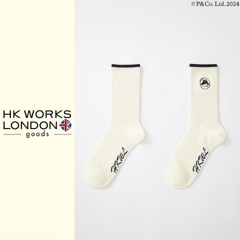 クルーソックス　パディントン　しまむら『HK WORKS LONDON』コラボ