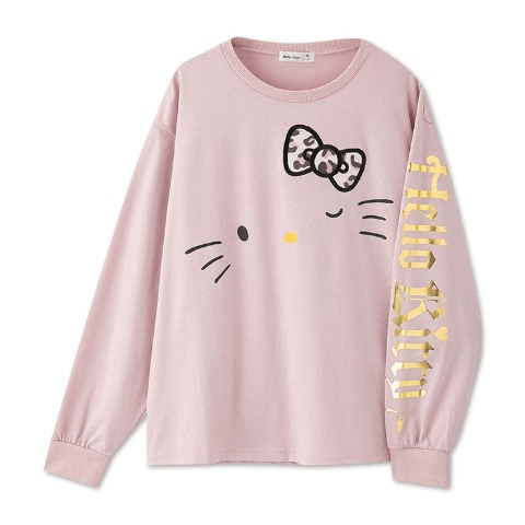 袖ロゴTシャツ（ハローキティ）　アベイル　サンリオ　コラボ