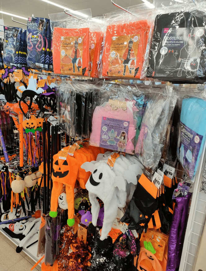 ハロウィン　ダイソー　仮装グッズ