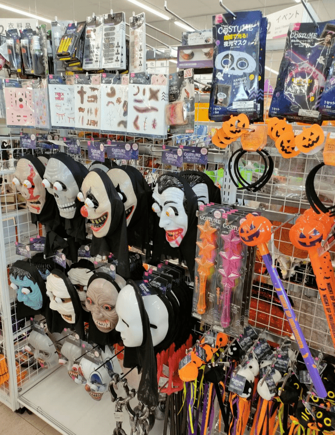 ハロウィン　ダイソー　売り場