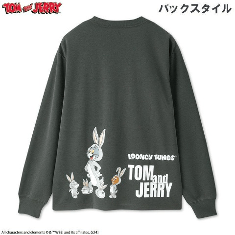 長袖Tシャツ　しまむら『トムとジェリー』コラボ