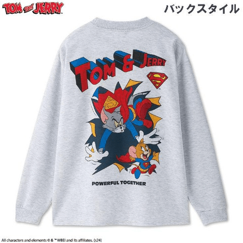 長袖Tシャツ　しまむら『トムとジェリー』コラボ