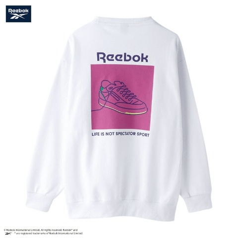 トレーナー　しまむら『超特急×Reebok（リーボック）』コラボ　秋コーデ