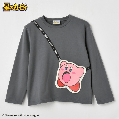 キッズ・ベビー　長袖Ｔシャツ　しまむら『星のカービィ』コラボ