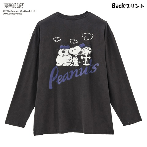 しまむら『スヌーピー（PEANUTS）』コラボ 長袖Tシャツ