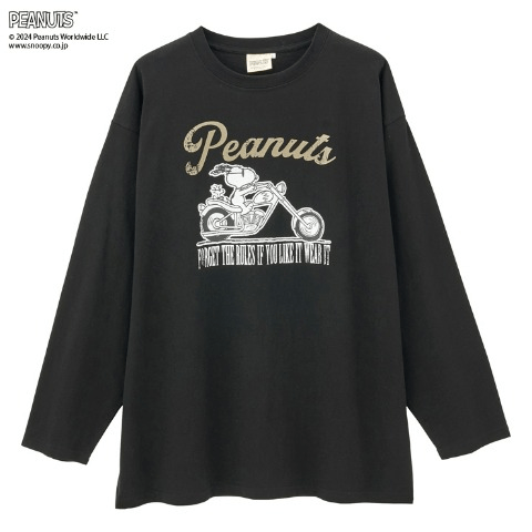 しまむら『スヌーピー（PEANUTS）』コラボ 長袖Tシャツ