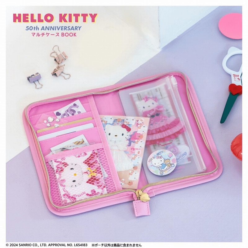 HELLO KITTY 50th ANNIVERSARY マルチケースBOOK