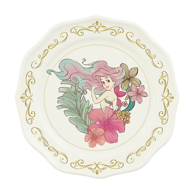 G賞 〈アリエル〉 Dish gallery collection　一番くじ 〈ディズニープリンセス〉 Dreaming Flowers　2024年12月