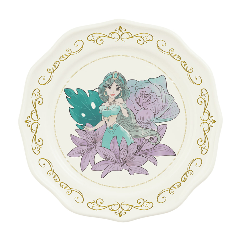 H賞 〈ジャスミン〉 Dish gallery collection　一番くじ 〈ディズニープリンセス〉 Dreaming Flowers　2024年12月