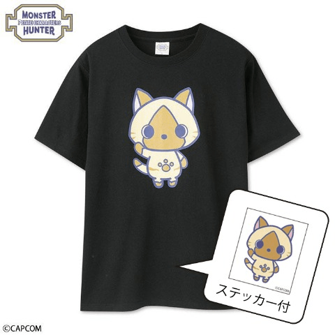 半袖Tシャツ　アベイル　モンハン　コラボ　アイルー