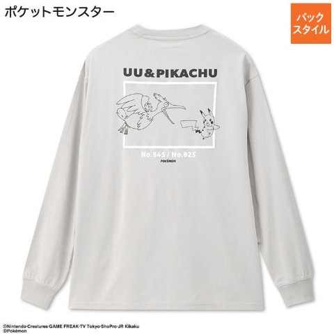 長袖Tシャツ　アベイル『ポケモン』コラボ