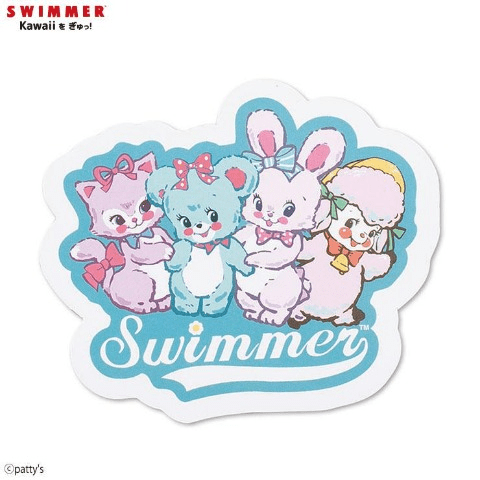 ステッカー　アベイル『SWIMMER（スイマー）』コラボ